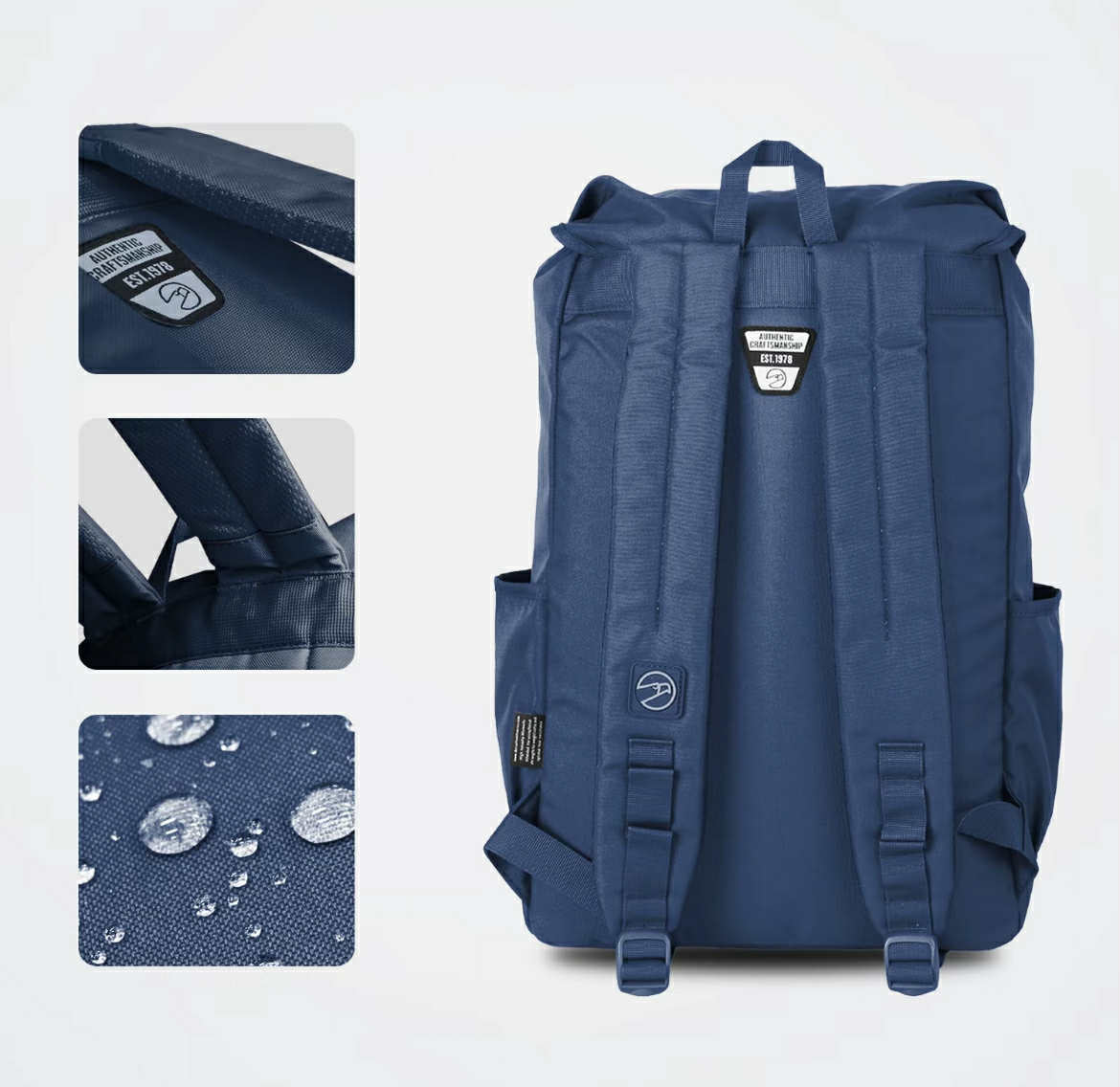 🎒 HAWK Anti-Microbial Laptop Backpack – 100% Authentic | Water-Repellent | Heavy-Duty